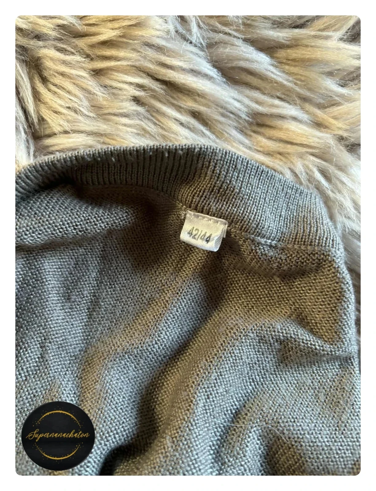 Chaleco Cardigan Fluido Taupe / Beige – Intemporal - Talla XL / 42 – photo 3